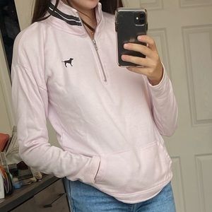 VS PINK Quarter-Zip Sweatshirt